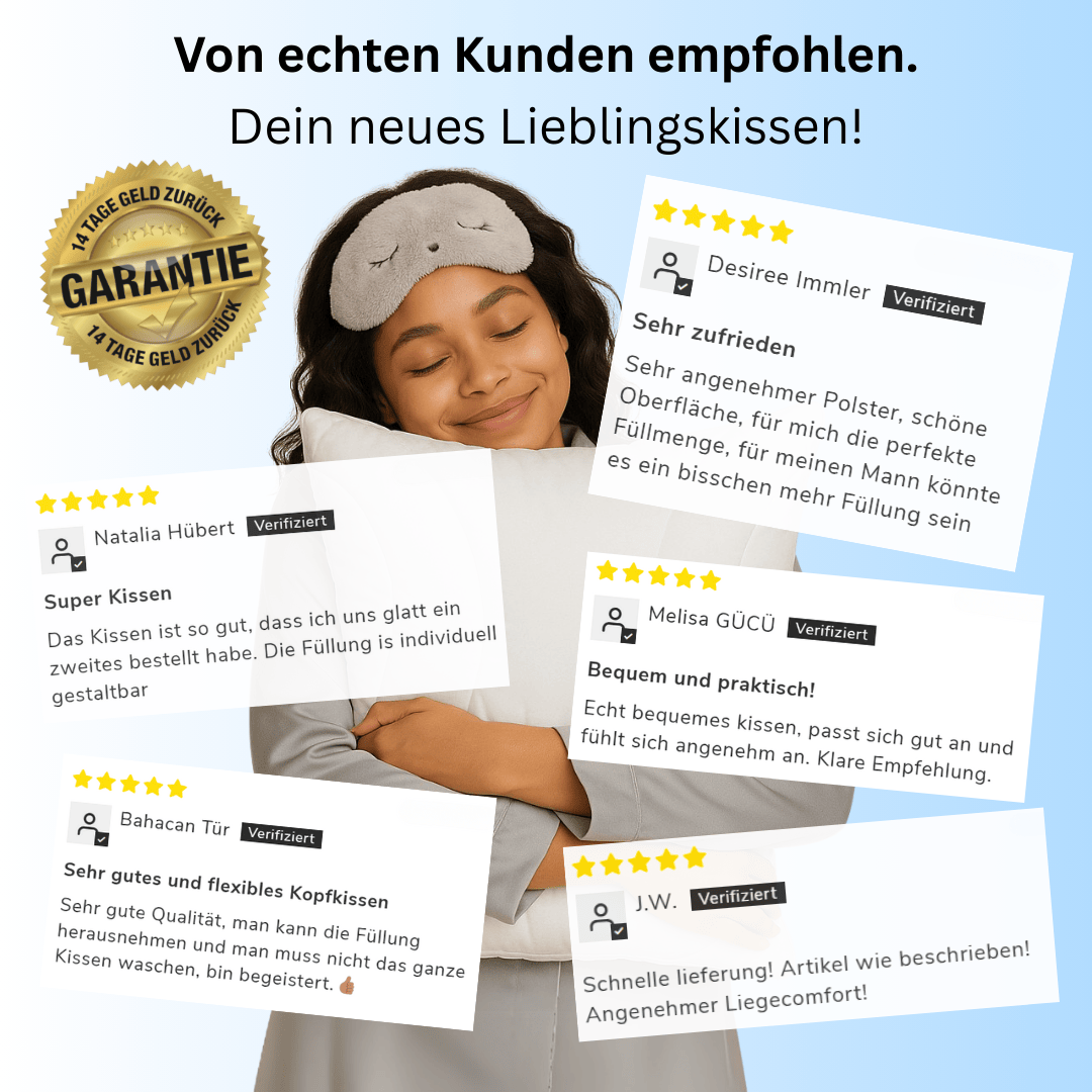 ECO Vital Naturfaser Deluxe Kopfkissen 2-in-1