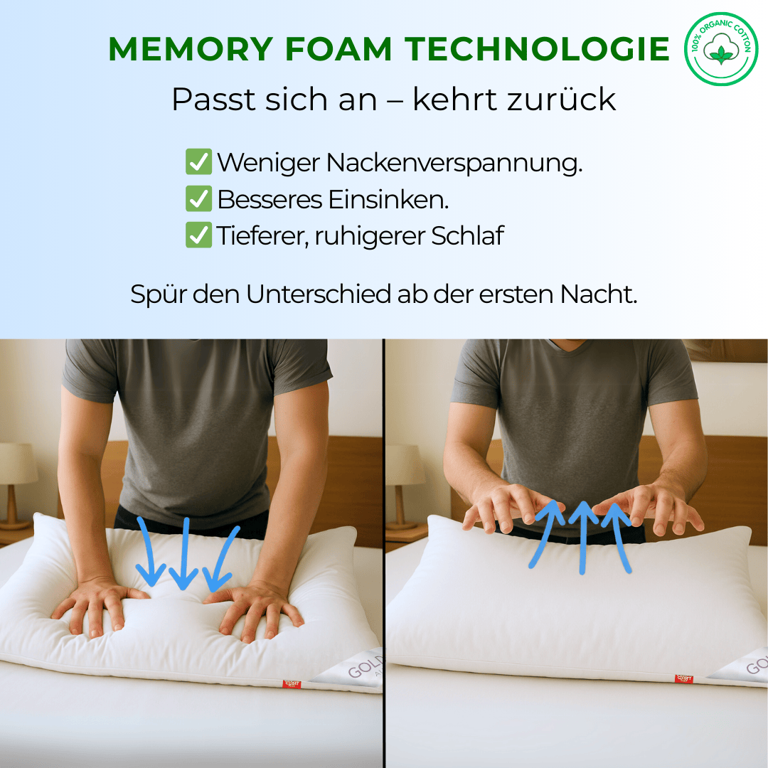 Hanf Aktiv Kopfkissen 2-in-1